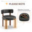 Chaise d'appoint rembourrée en similicuir-1180186953