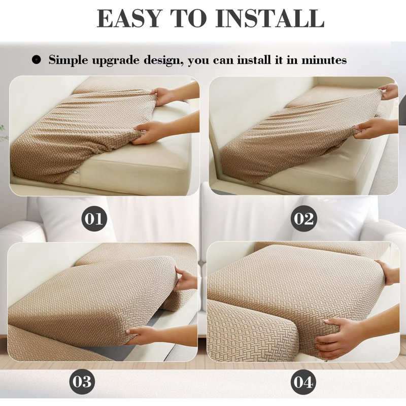 Universal Stretch Sofa Cover – Pet-Friendly Washable Sectional Couch Protector