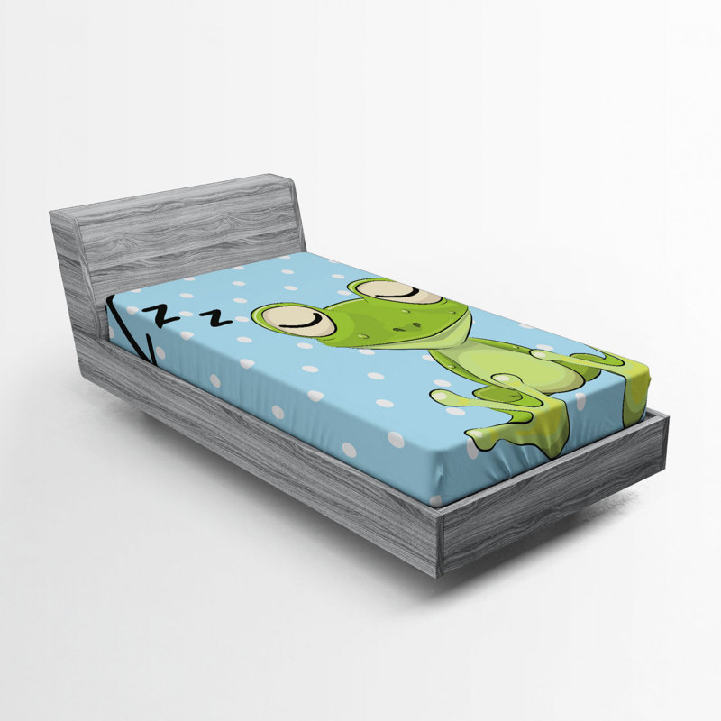Drap-housse pois dessiné à points, Drap-housse simple TG