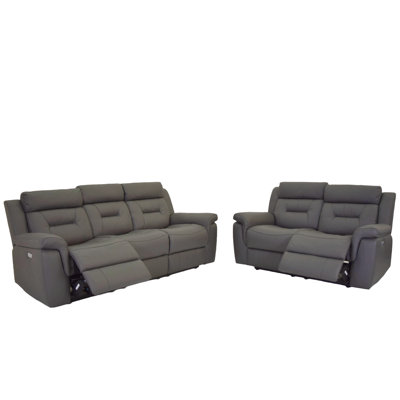 Demea 3+2 Genuine Leather Electric Recliner