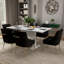 Table de salle à manger extensible pour 6 personnes Magallanes-2008644486-2008644536
