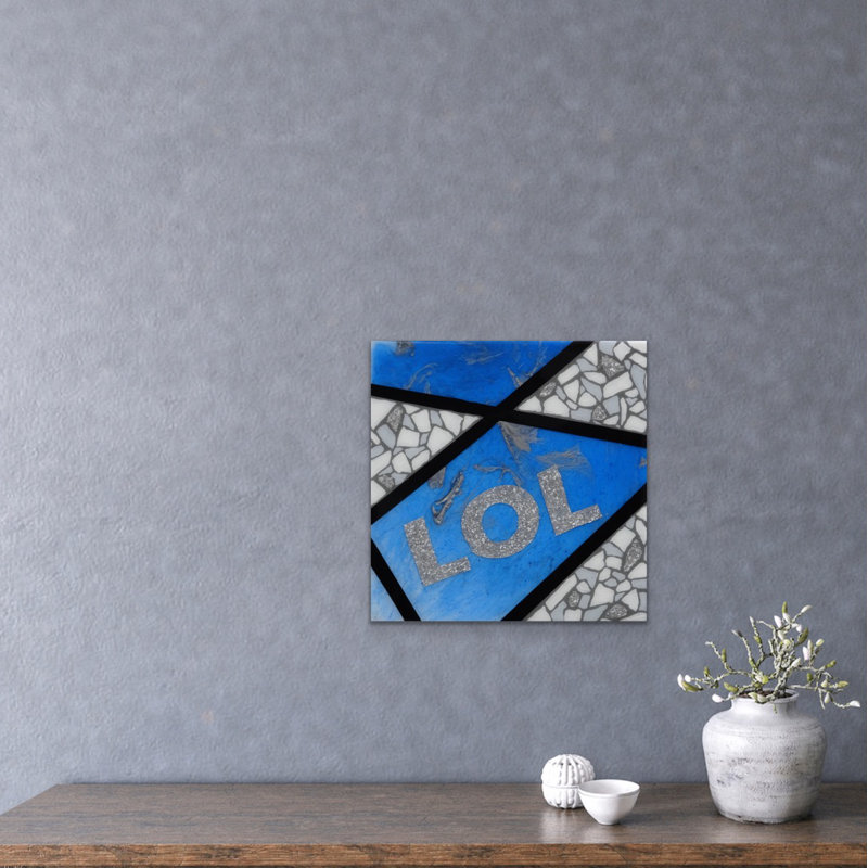 Lol-Blue Print by Eddie Bruckner