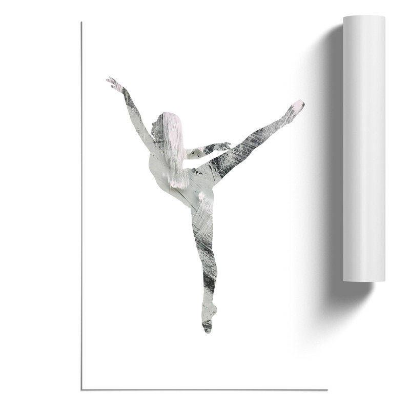 Painted Dancer - Frameless Print, 59cm H x 42cm W x 0.1cm D