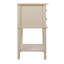 Table de chevet 2 tiroirs Newton, beige-2010461790