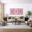 Reproduction de giclée sur toile rose-126030603-126030606