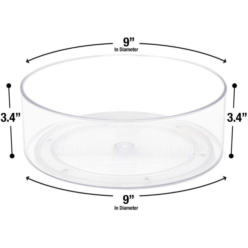 Bac de rangement rond 2PK