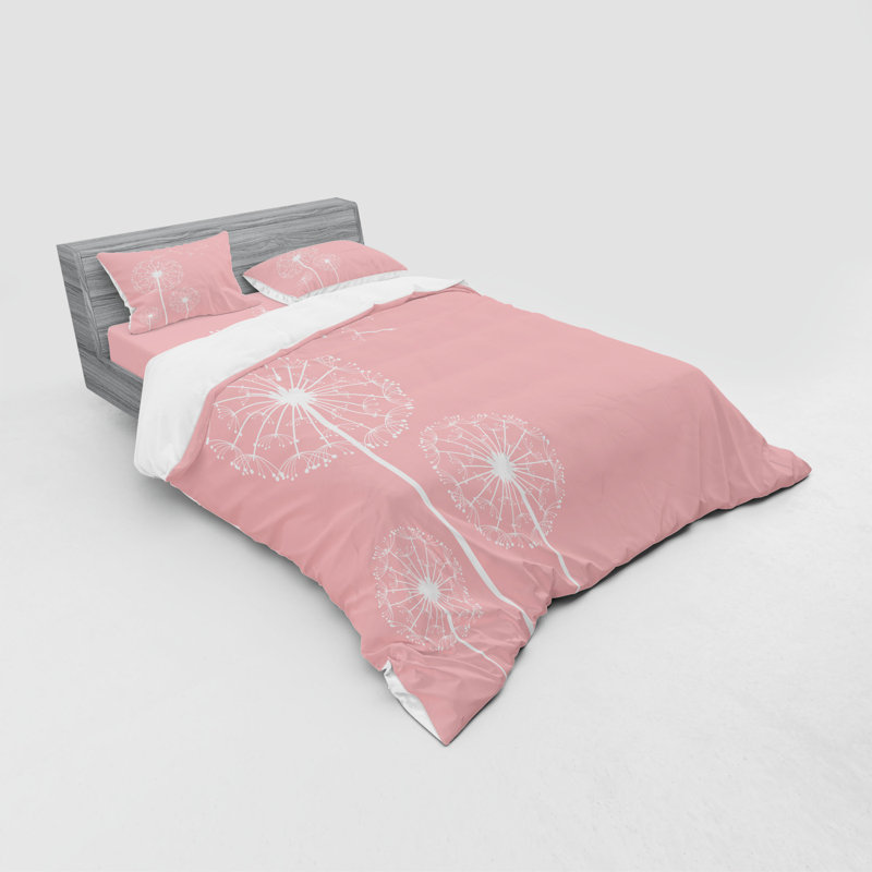 Farmhouse / Country Polyester Floral Duvet Cover, Queen Duvet Cover + 3 Additional Pieces