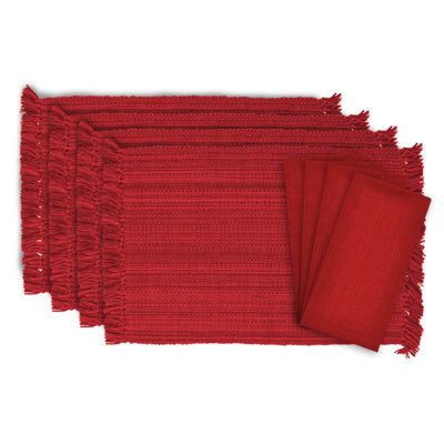 Ensemble de serviettes de table et de placement 8 pièces Wilks
