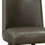 Fauteuils d'appoint contemporains gris pour salle à manger de 2 personnes