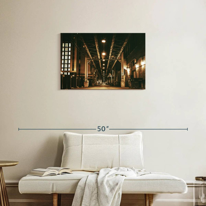 Mehar Chicago Train Bridge, 20" H x 30" W
