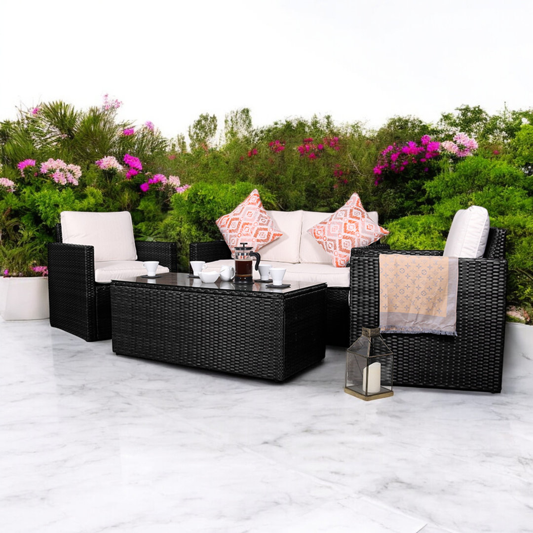 Berlin 2 Seater sofa Set 4 Person with Cushions