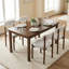 Elmora Set of Two Walnut Effect Solid Wood Dining Chairs-309602170