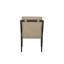Fauteuil en cuir Sling - poivre