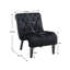 Chaise de salon en velours sans accoudoirs-118445415