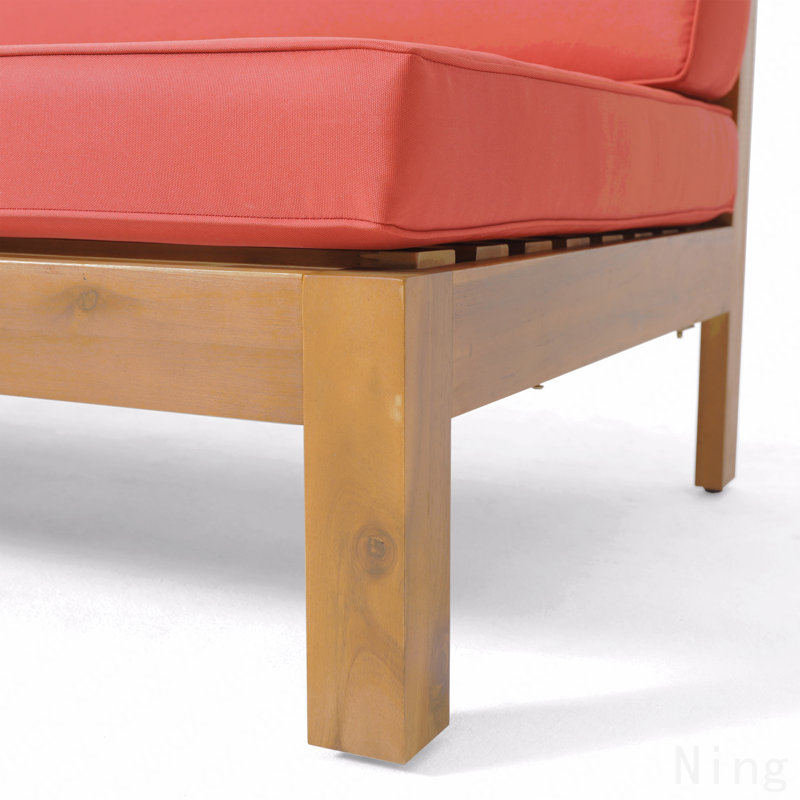 Banc de coin gauche X-Back, rouge, Rouge