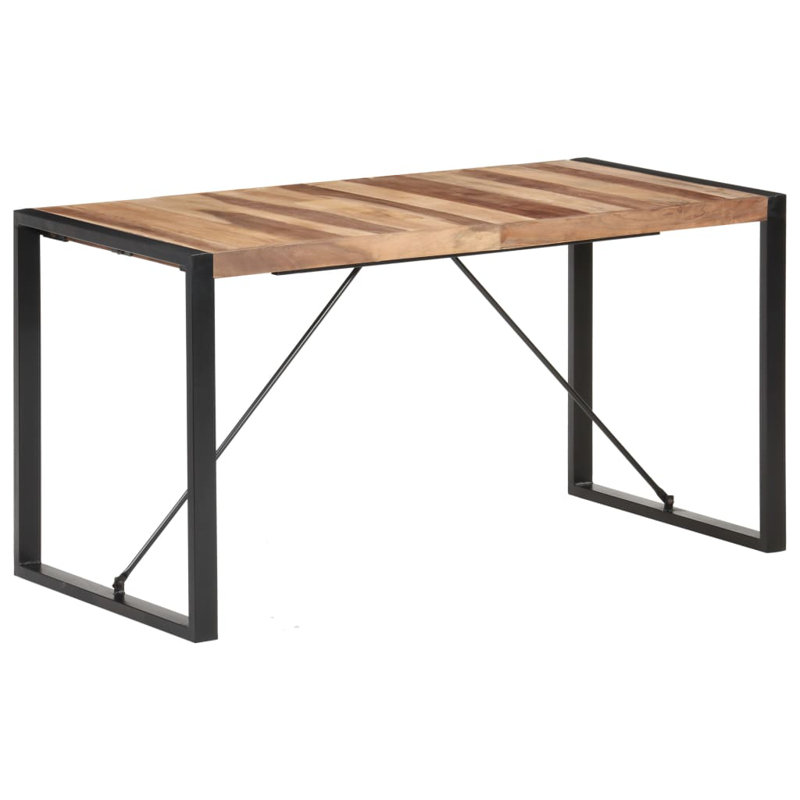 Kevin Dining Table Solid Wood, H75 x L140 x W70cm