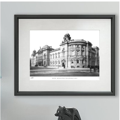 Bath, Municipal Buildings 1895 - Single Picture Frame Print