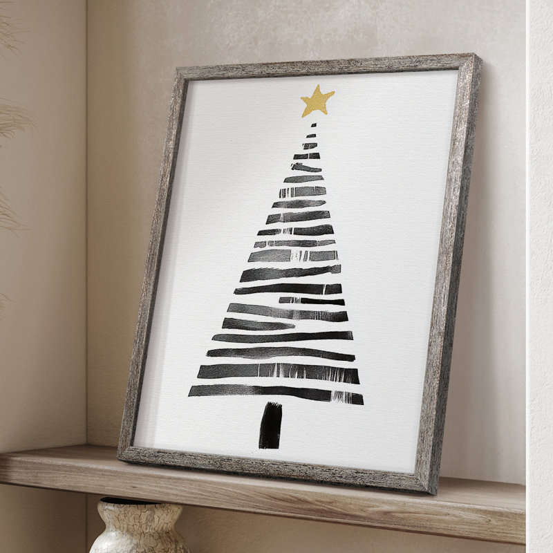 Reproduction encadrée de Noël, art massif Lxxi, H 11 po x l 9 po