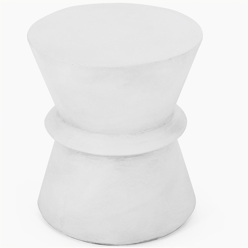 Table d'appoint d'extérieur en béton léger