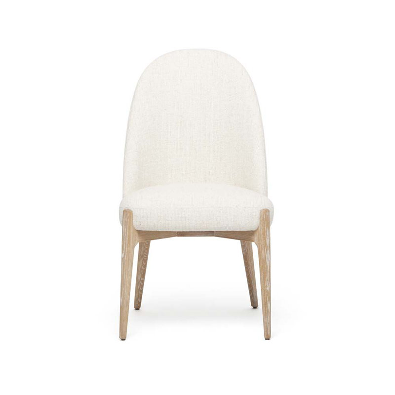 Oakley Upholstered Dining Chair, Whitewash