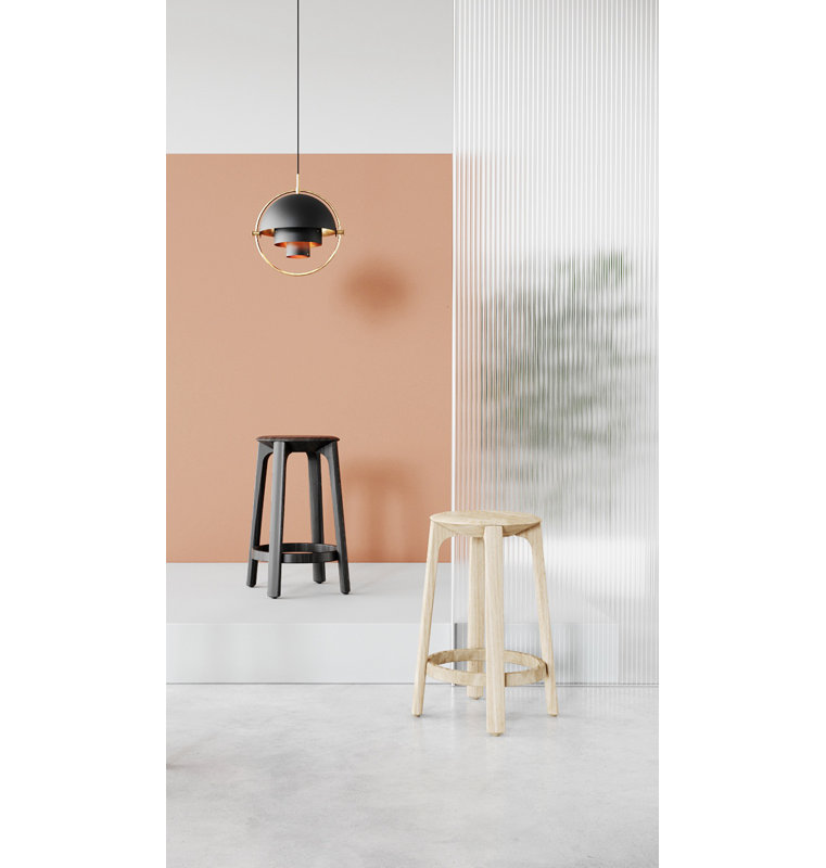 Diamond Counter Stool, Black Ash