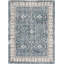 Tapis bleu en polypropylène American Manor-102046310