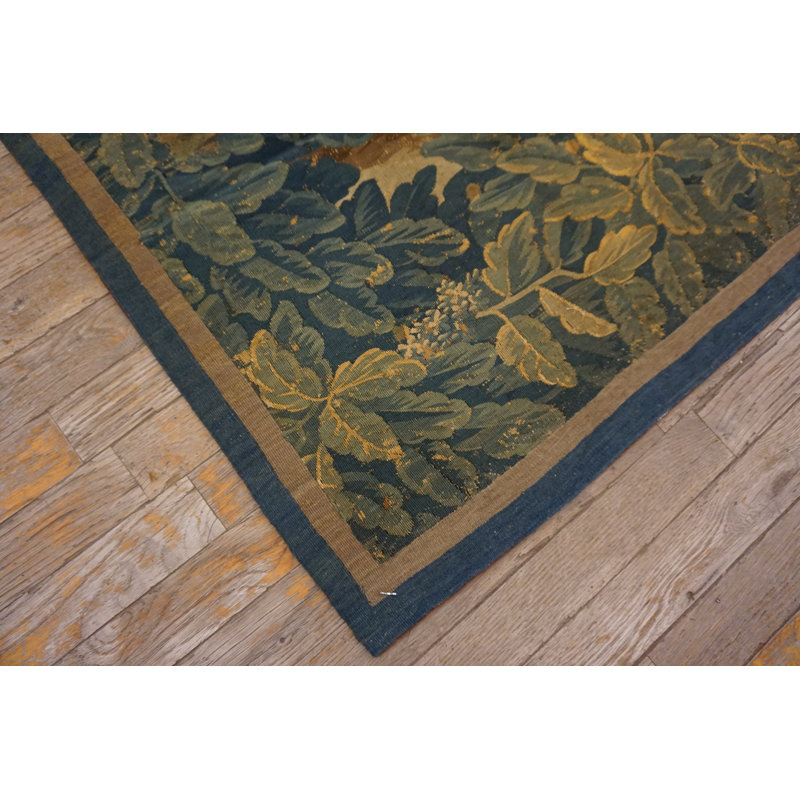Antique Tapestry Flander Flat Weave Rug
