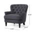 Fauteuil club avec repose-pieds