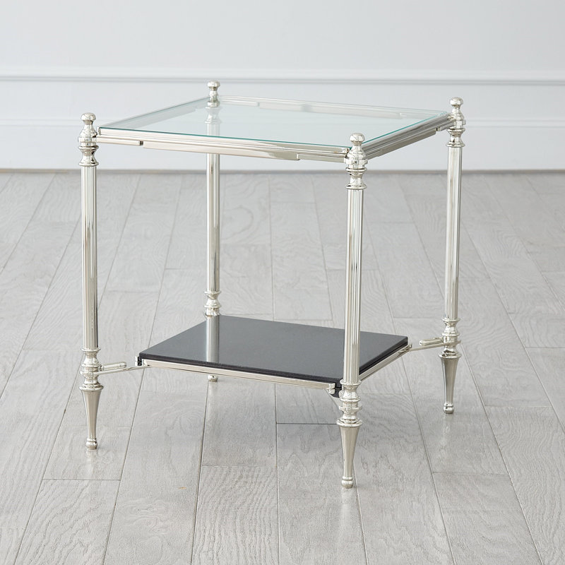 Medford Glass End Table