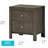 Chic Gray Transitional Nightstand-1287776749