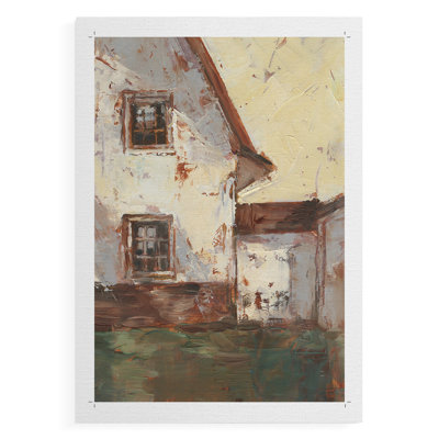 Sunlit Barn I - Impression sur toile seulement - NON-CADRE