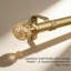 Tringle à rideaux ajustable robuste avec embouts en boule de cristal, tringle à draperie décorative de 1 pouce de diamètre pour fenêtres de 30 à 60 pouces, finition dorée moderne