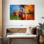 Ensemble de 3 pièces colorées abstraites sur toile-1154110753