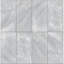 Marbre de Carrare 12 * 24, marbre gris, marbre naturel, pour mur, fini texturé ol, marbre cannelé 3D, pierre naturelle, marbre véritable, marbre véritable, 1 boîte de 4 pièces-303587960