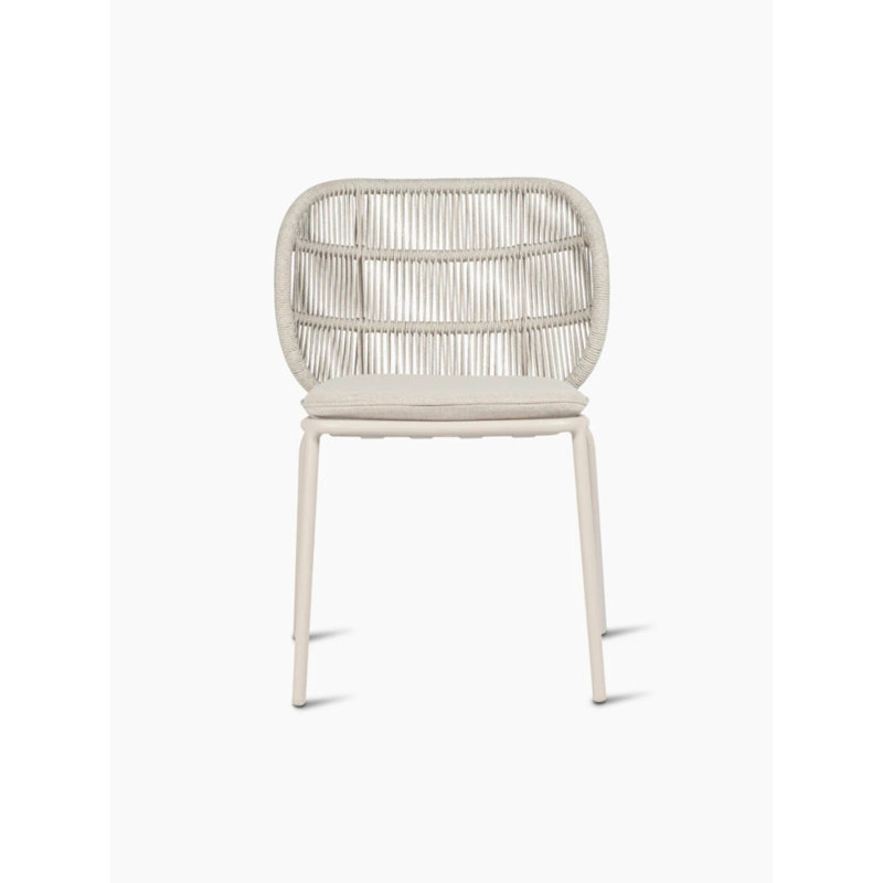 Kodo Outdoor Dining Side Chair, Dune White