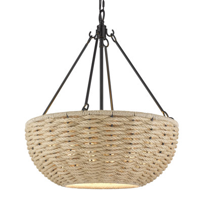 Rippeon 4 - Light Matte Black Pendant