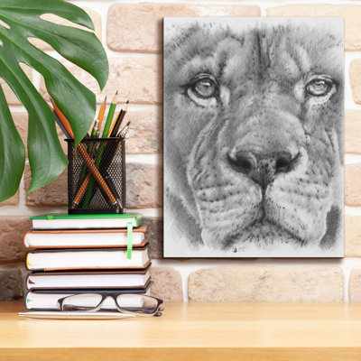 «Up Up Lion» par Barbara Keith, art mural sur toile