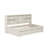 Bed Frame With Side Bookshelves, Two Drawers, And Built-In USB Port