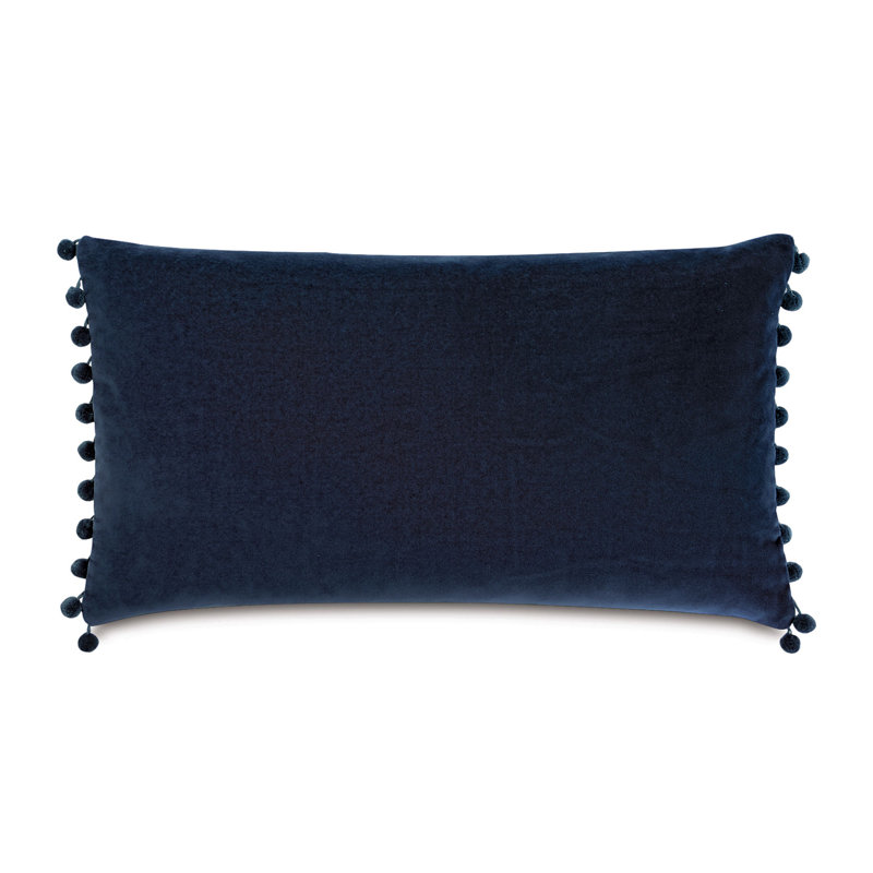 Plush Lumbar Pillow Cover & Insert, Plush Denim