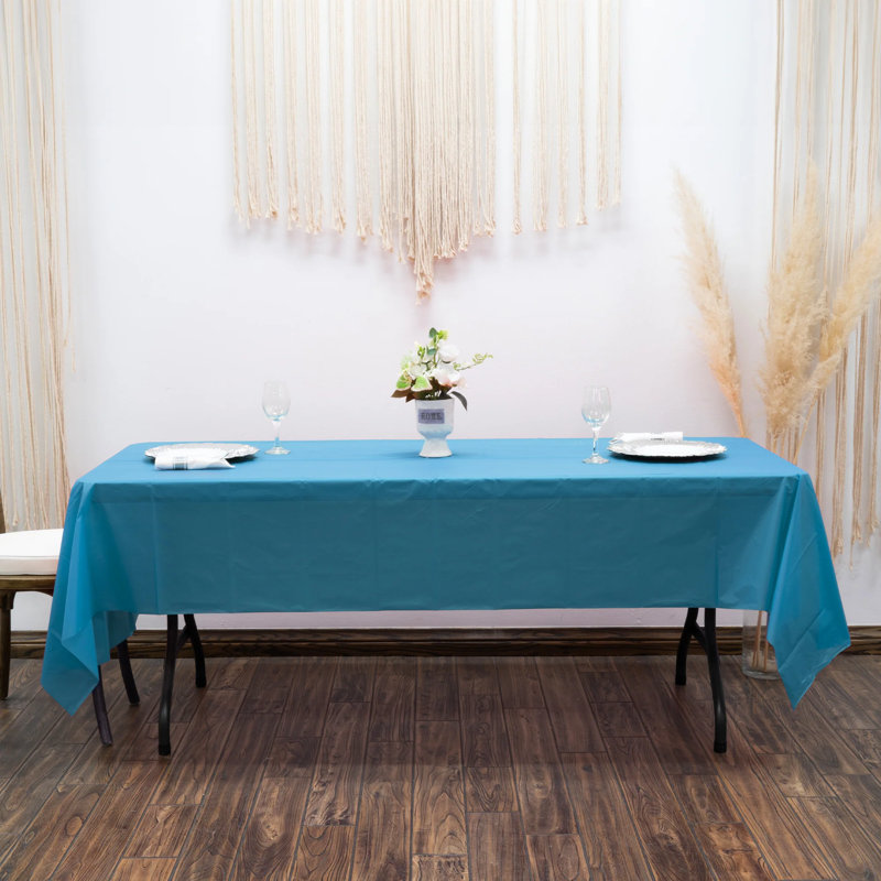 Rouleaux de nappe en plastique jetables, TURQUOISE
