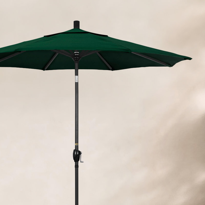 Parasol sunbrella de marché 7,5' Wallach, Toile Sunbrella® vert forêt