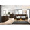 Syler 6-piece Queen LED Bedroom Set Cappuccino