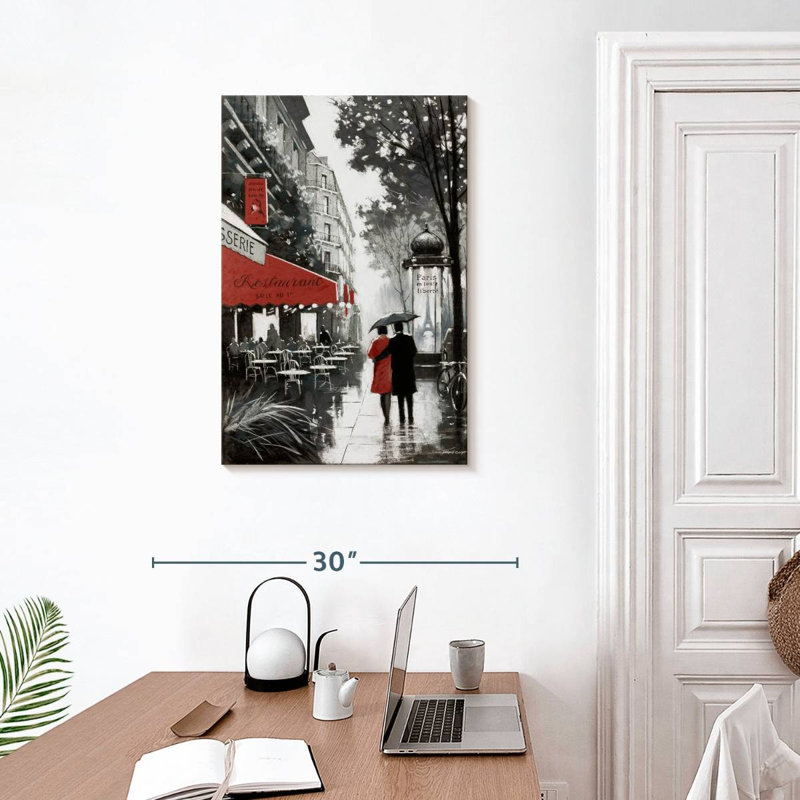 Sirci Paris pluvieux II, H 30 po x l 20 po