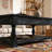Farmhouse Lift Top Coffee Table Hidden Storage Trays Fixed Shelf-684071813-684071808