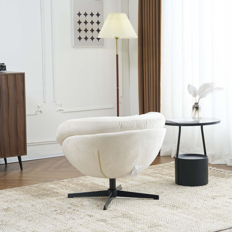 Chaise de bureau ergonomique Mid-Century à hauteur réglable, pivotante et roulante, tissu respirant pour la maison ou le bureau