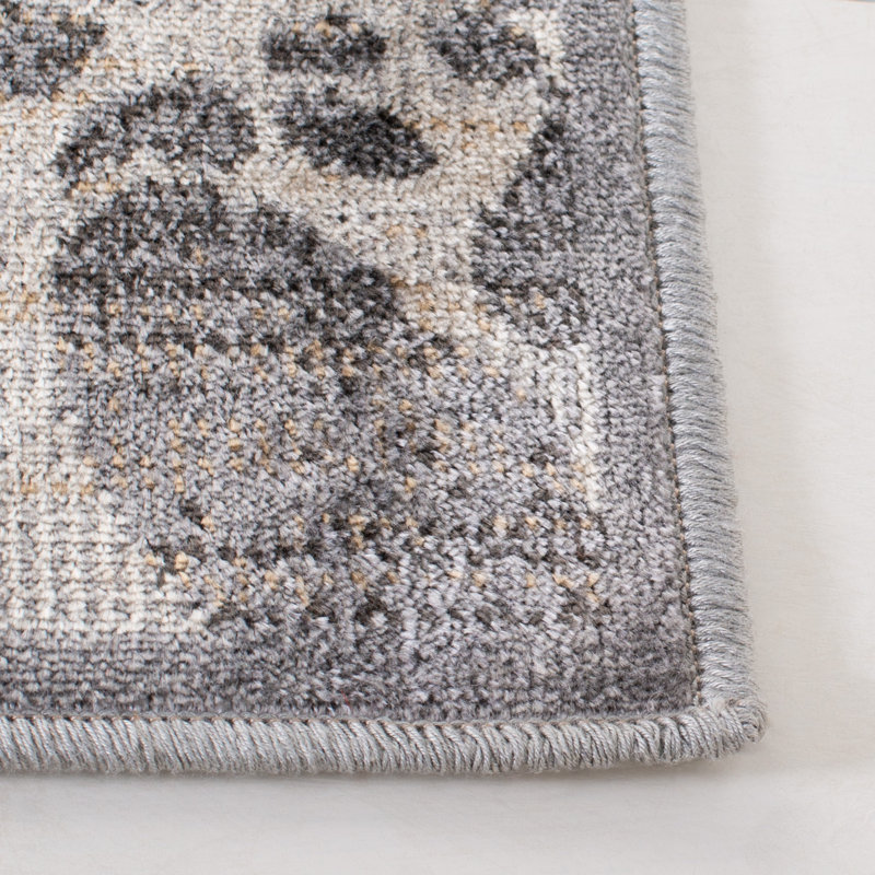 Osbourne Animal Print Viscose Area Rug, Rectangle 160 x 231 cm