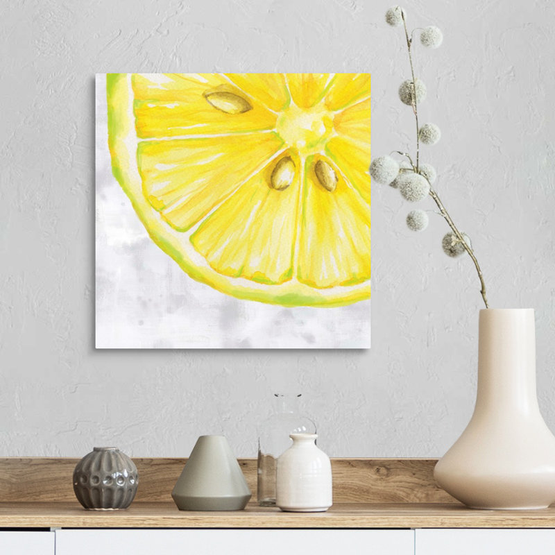 « Fruit II » par Eva watts, reproduction d’art sur toile, Toile tendue, H 16 po x l 16 po x P 1,25 po