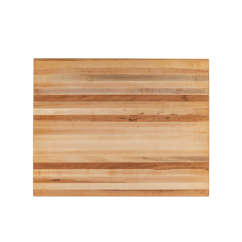 Maple Wood Rectangular Carving Board with Juice Groove, 16" x 12"