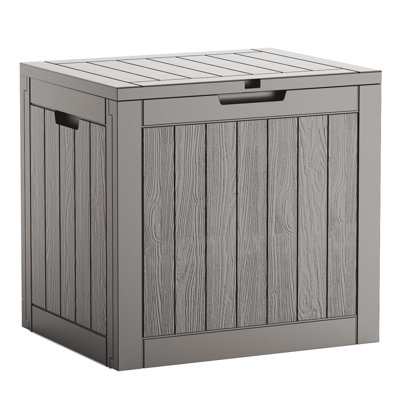 Deck Box,31 Gallon Resin Indoor Outdoor Storage Box,waterproof ,weatherproof And Uv Resistant by LGHM