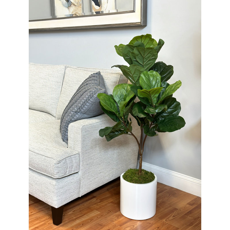 Organic Modern 4' Faux Fiddle Leaf Tree
